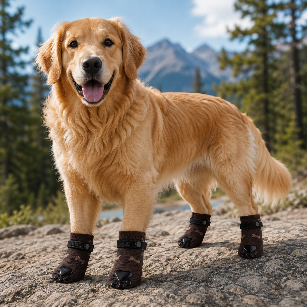 VellaPaw double-grip non-slip pet socks with strap – anti-slip dog socks