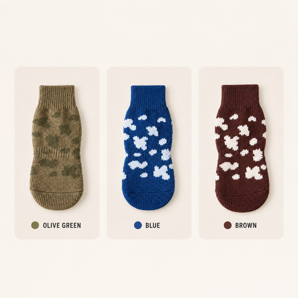 VellaPaw GripPaws non-slip pet socks – grip socks for dogs on hardwood floors
