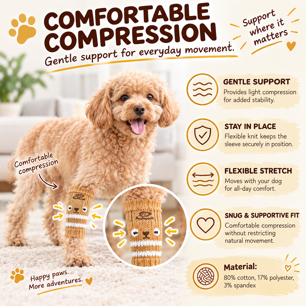 VellaPaw paw sleeves and leg warmers for dogs – protective pet paw sleeve