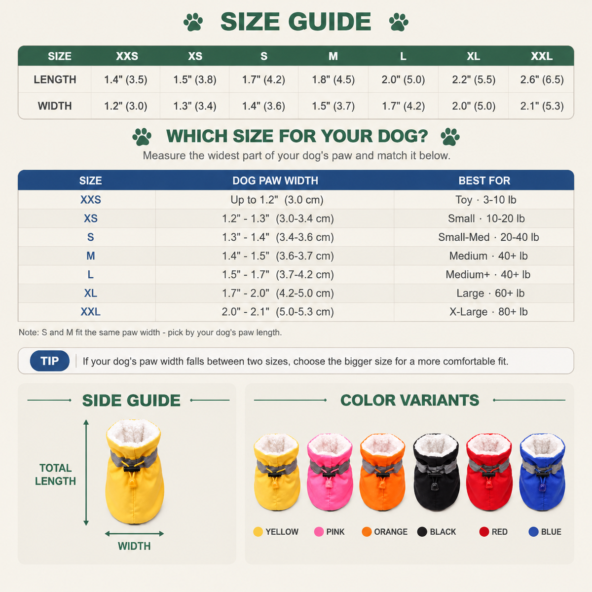 Cozy Paw Winter Boots（YS2626）