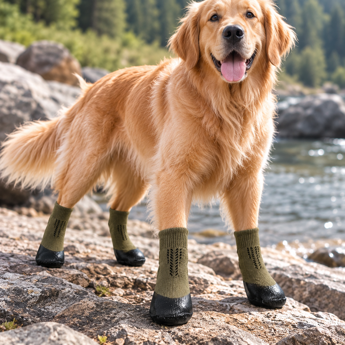 Non-Slip Grip Pet Socks （YS2617）