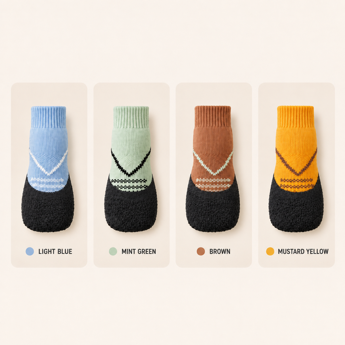 VellaPaw GripPaws non-slip pet socks – grip socks for dogs on hardwood floors