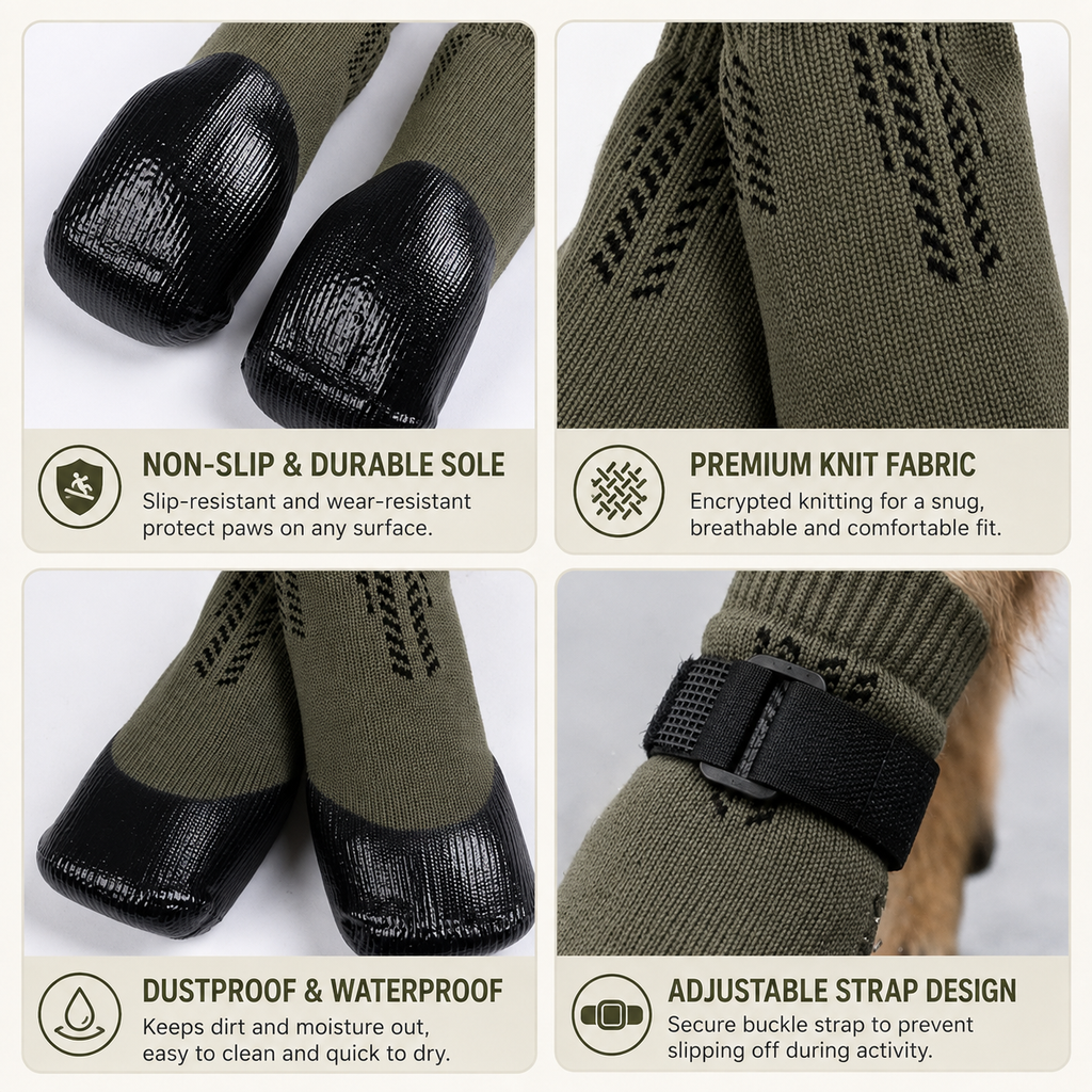 Non-Slip Grip Pet Socks （YS2617）