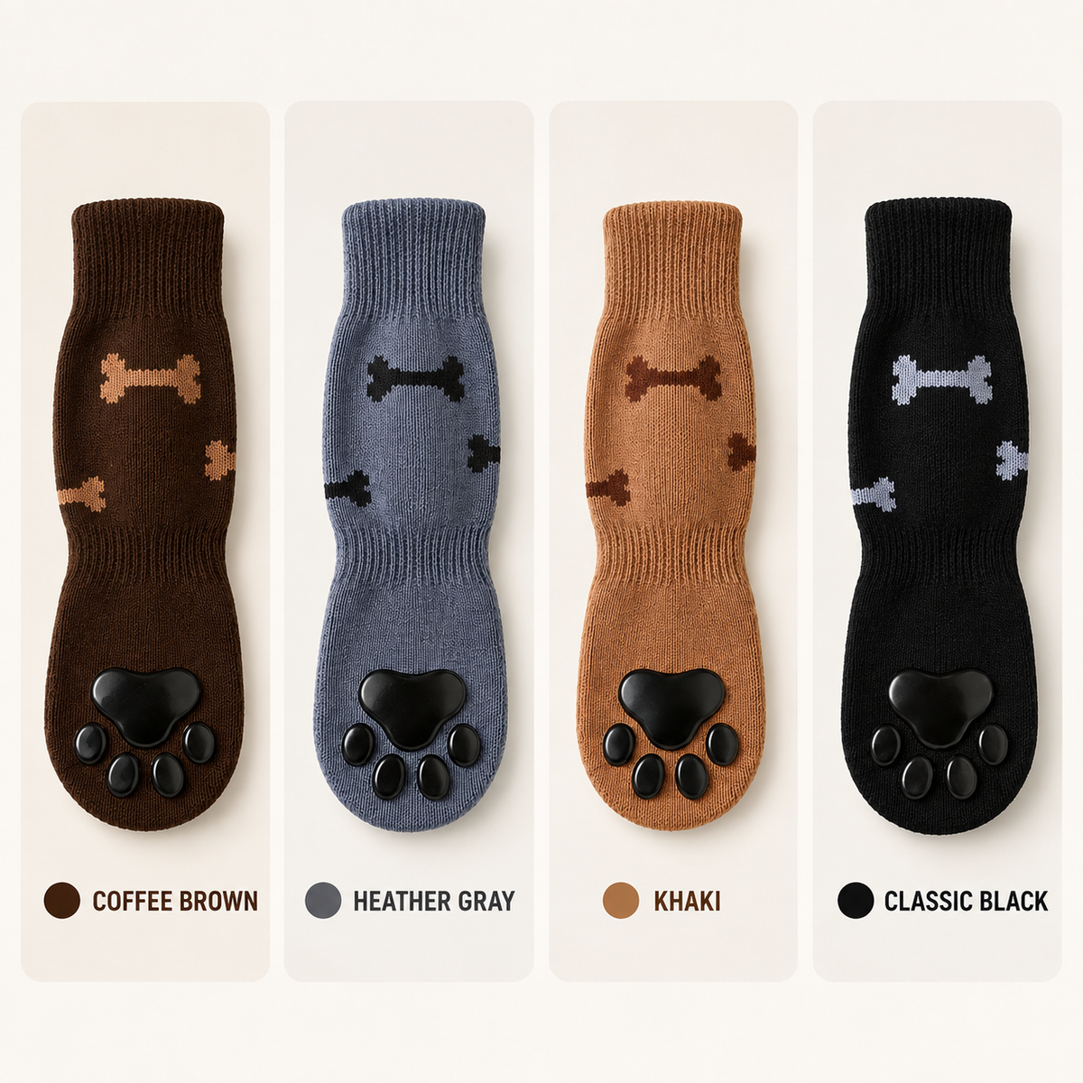 VellaPaw double-grip non-slip pet socks with strap – anti-slip dog socks