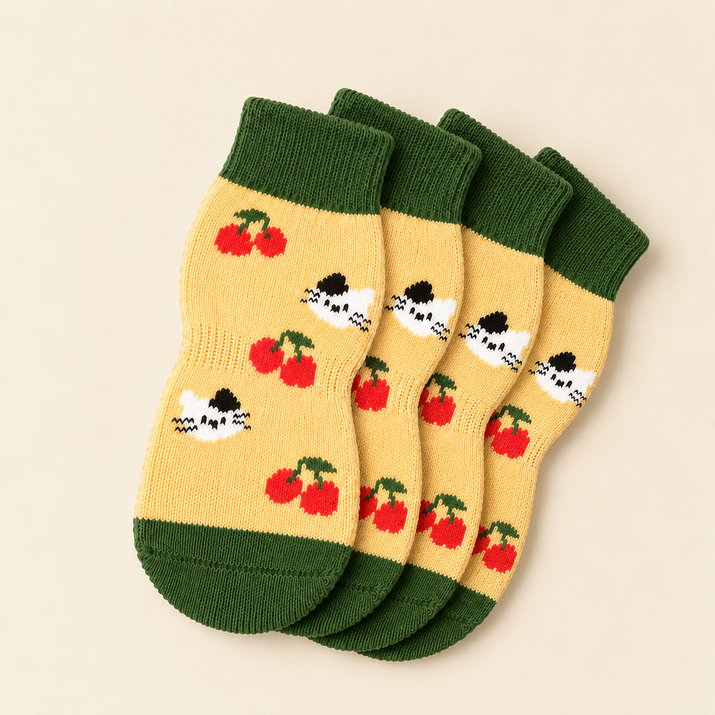 VellaPaw non-slip pet socks with adjustable strap – anti-slip dog socks