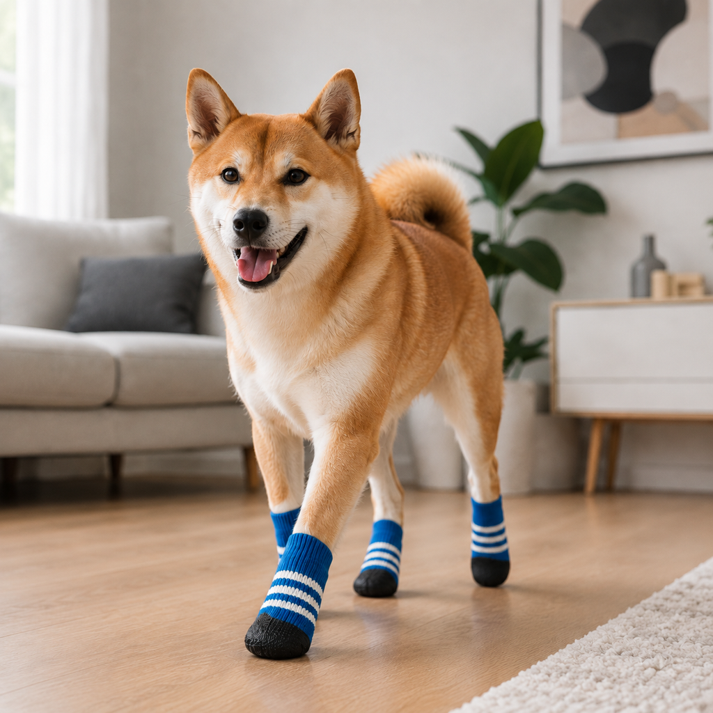 VellaPaw GripPaws non-slip pet socks – grip socks for dogs on hardwood floors