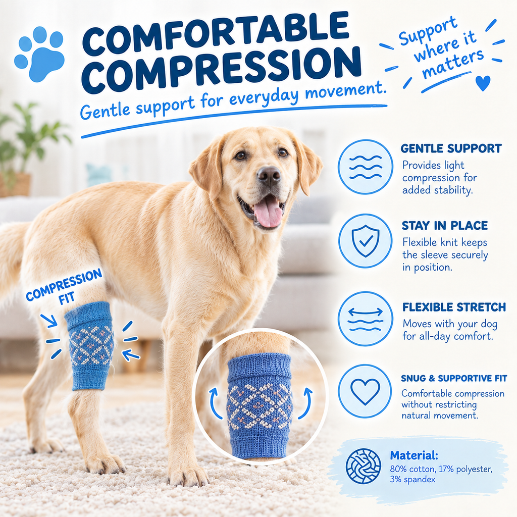 VellaPaw paw sleeves and leg warmers for dogs – protective pet paw sleeve