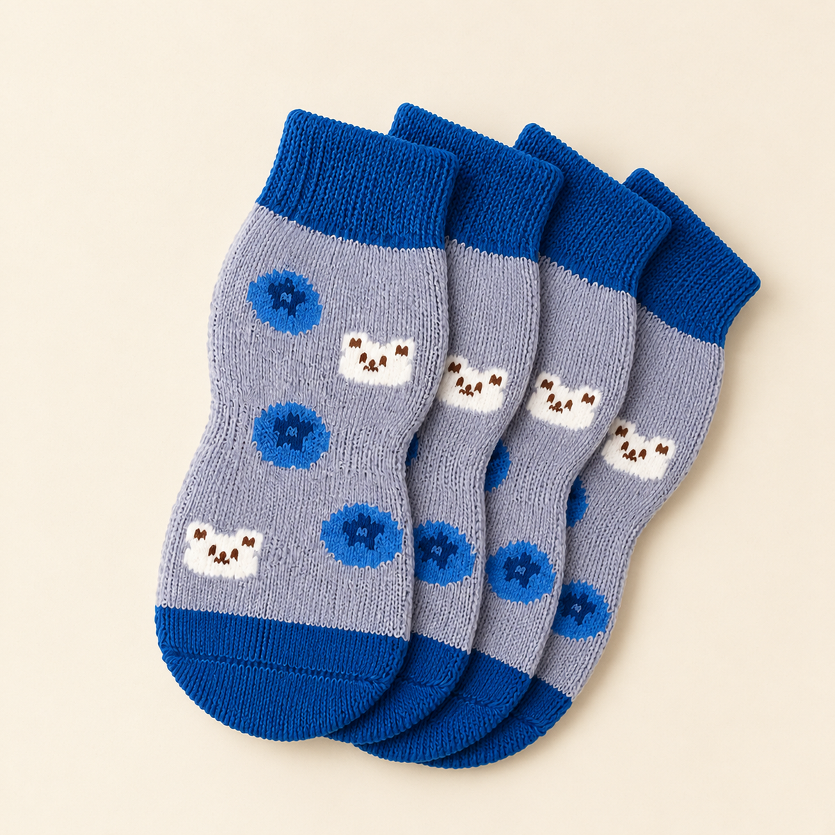 VellaPaw non-slip pet socks with adjustable strap – anti-slip dog socks