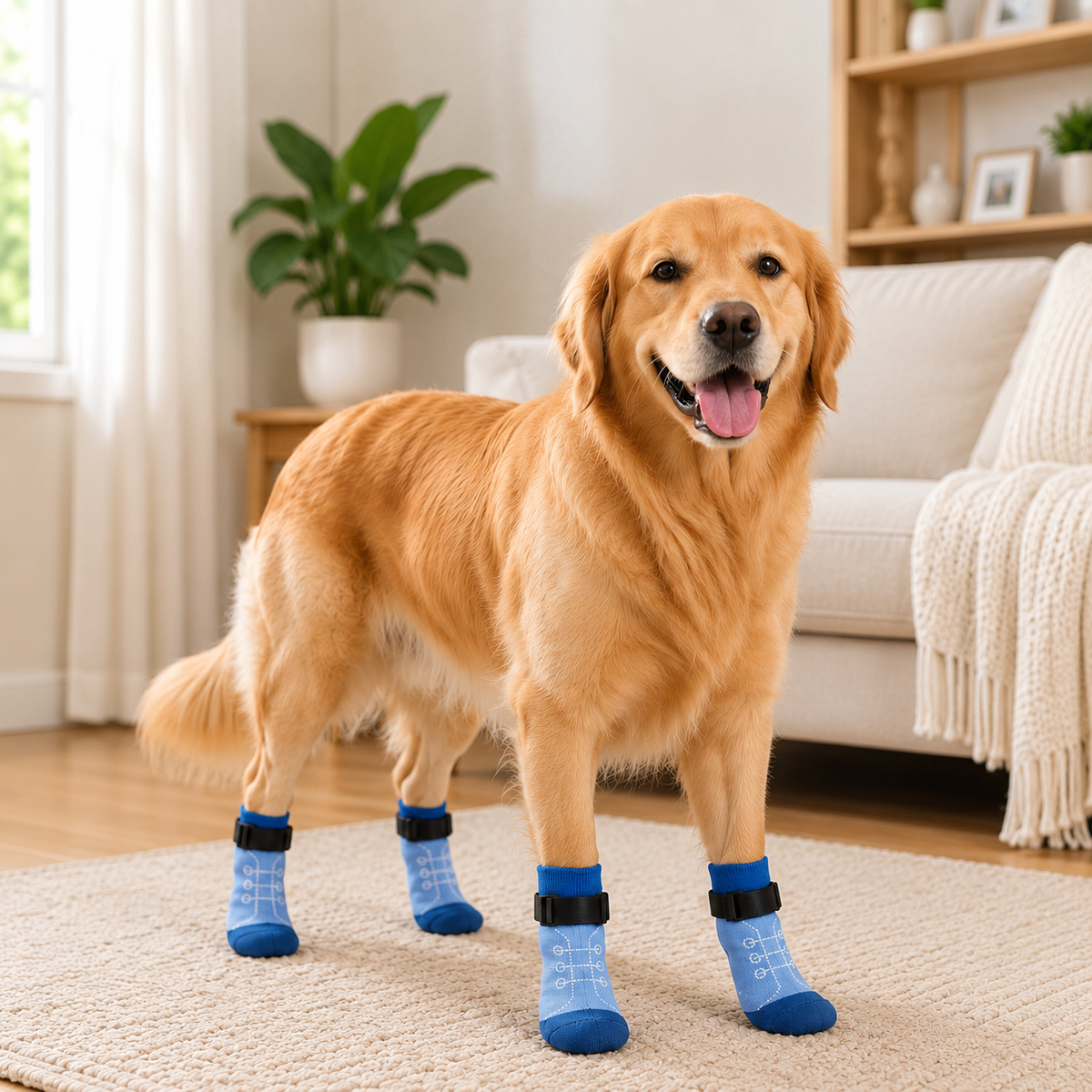 VellaPaw non-slip pet socks with adjustable strap – anti-slip dog socks