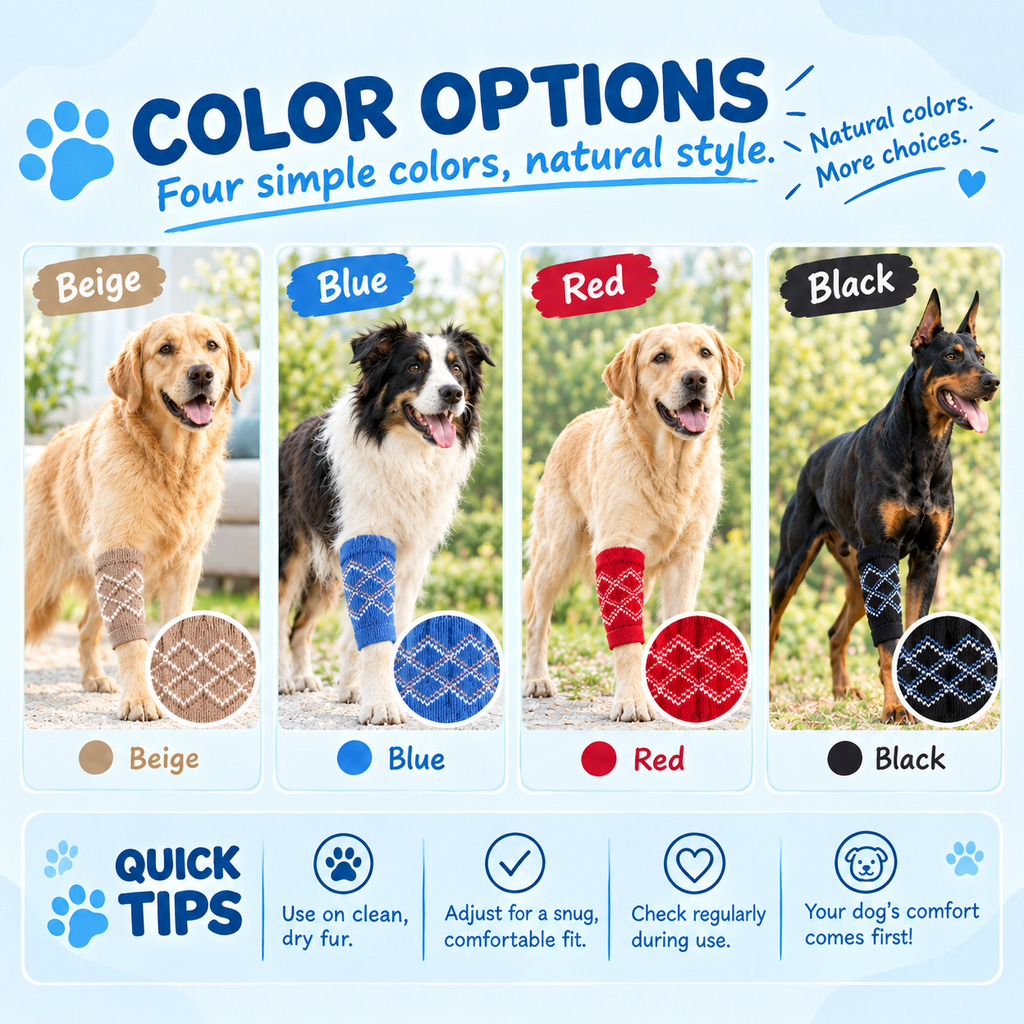 VellaPaw paw sleeves and leg warmers for dogs – protective pet paw sleeve