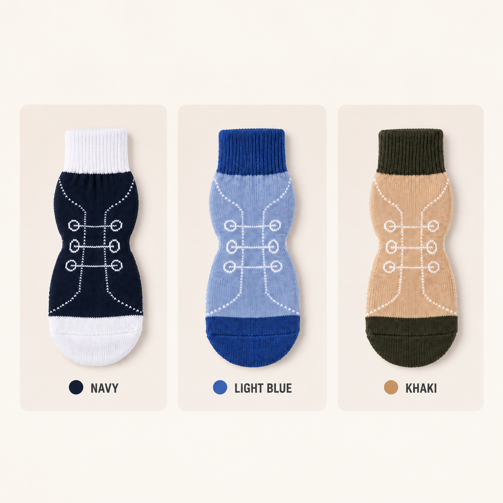 VellaPaw non-slip pet socks with adjustable strap – anti-slip dog socks
