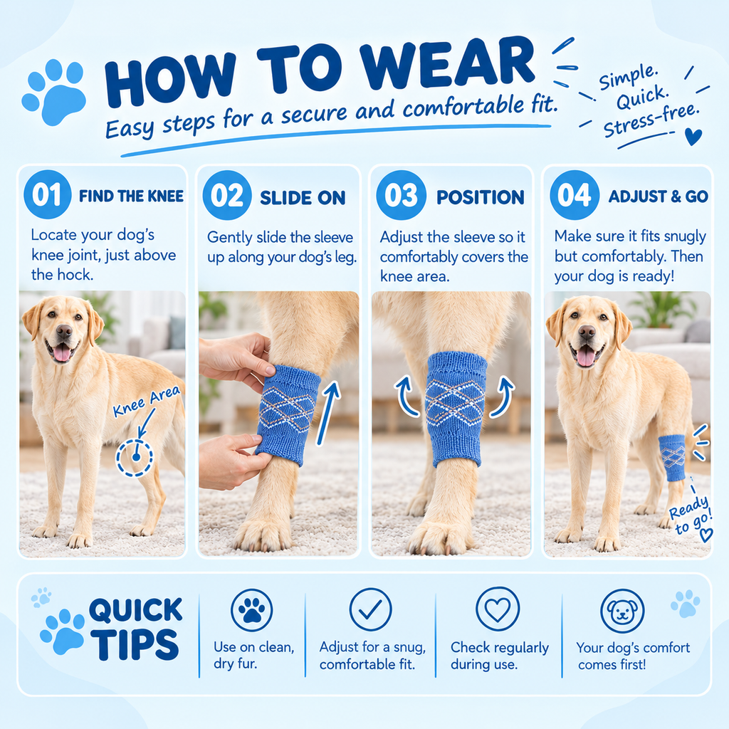 VellaPaw paw sleeves and leg warmers for dogs – protective pet paw sleeve