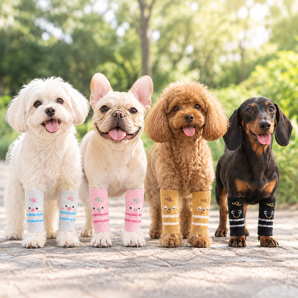 VellaPaw paw sleeves and leg warmers for dogs – protective pet paw sleeve