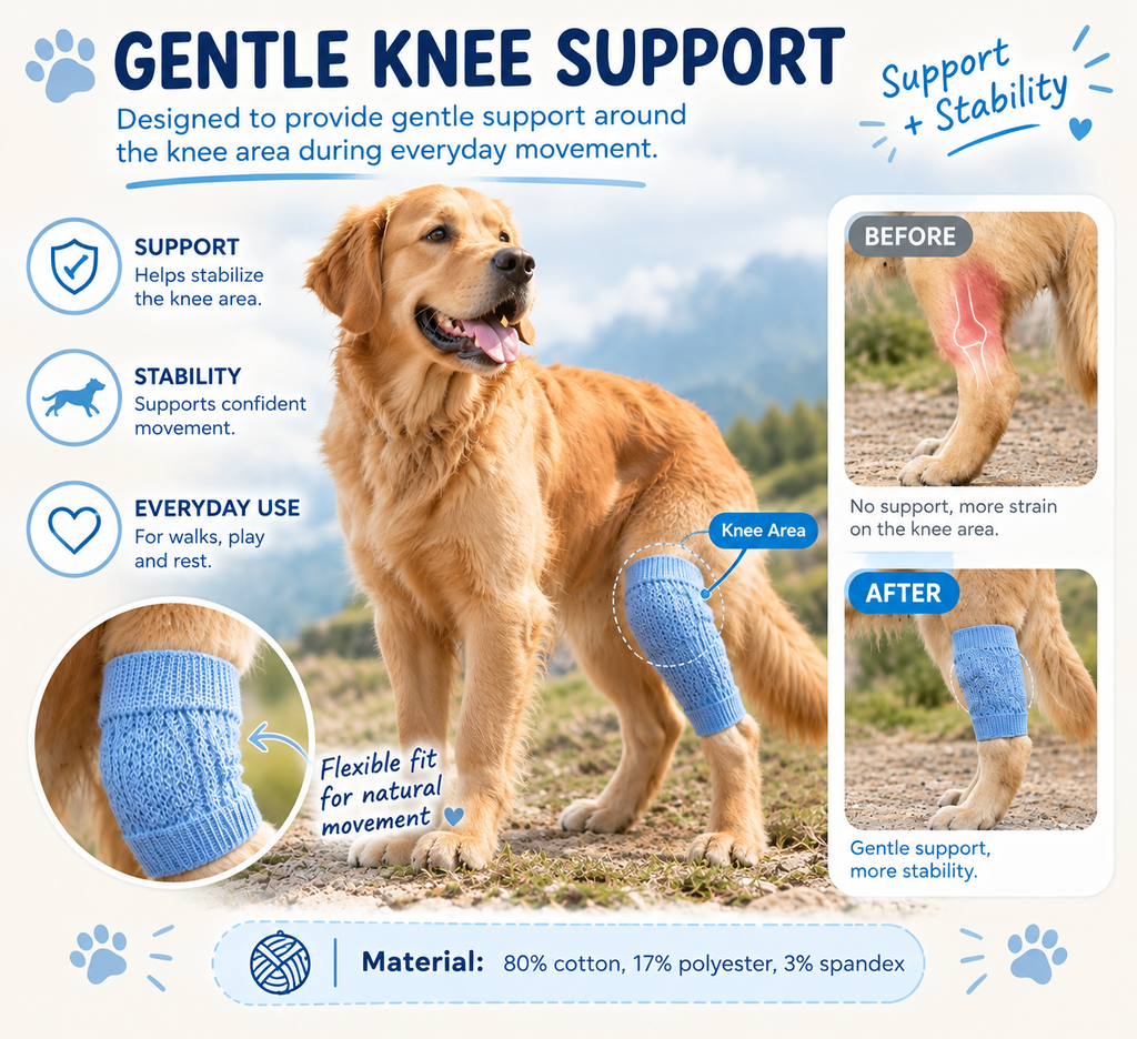 VellaPaw paw sleeves and leg warmers for dogs – protective pet paw sleeve