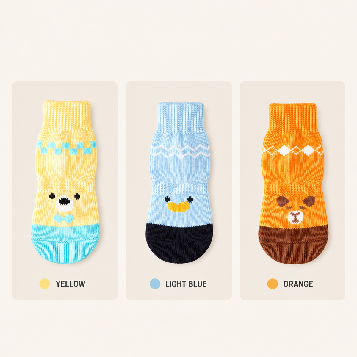 VellaPaw GripPaws non-slip pet socks – grip socks for dogs on hardwood floors