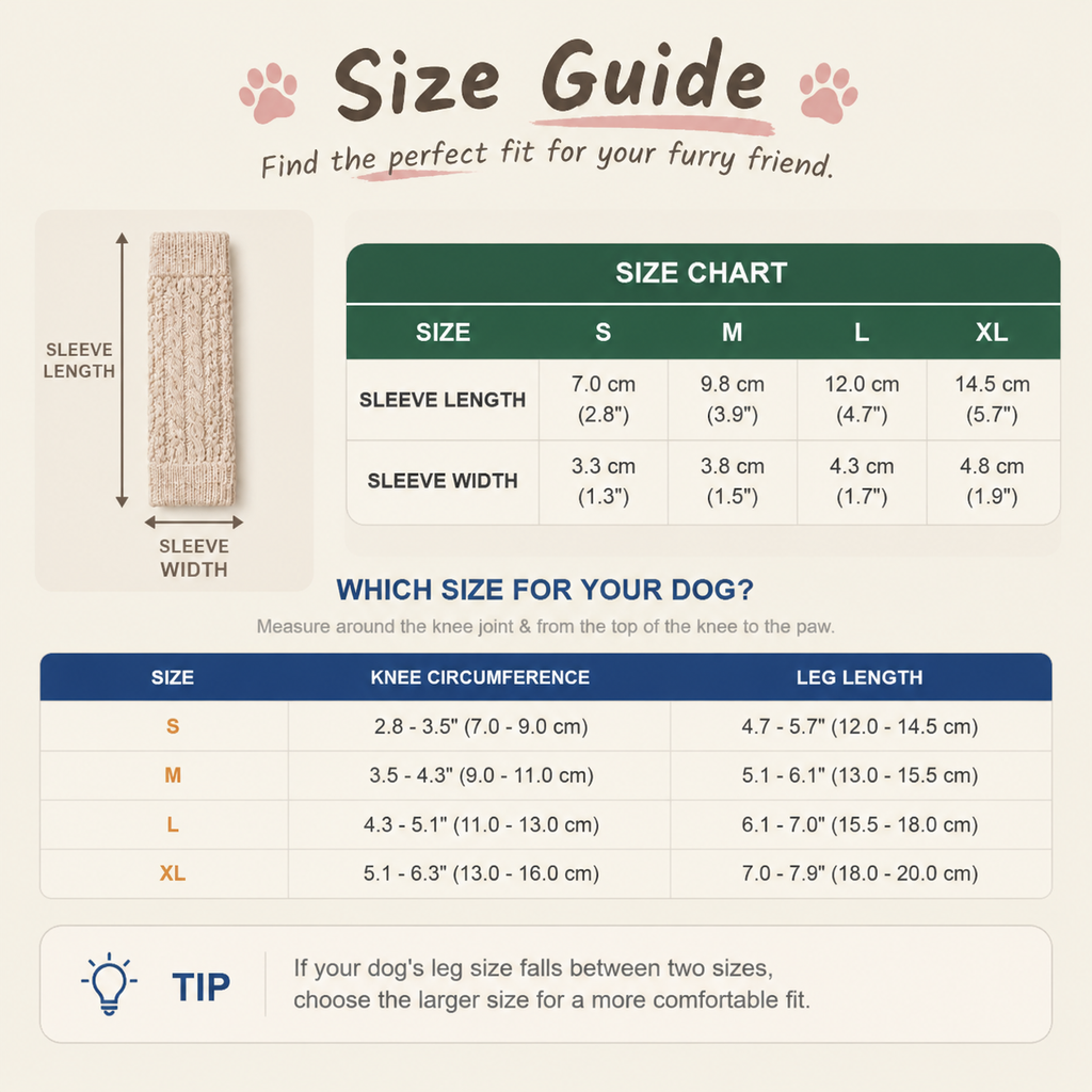 VellaPaw paw sleeves and leg warmers for dogs – protective pet paw sleeve