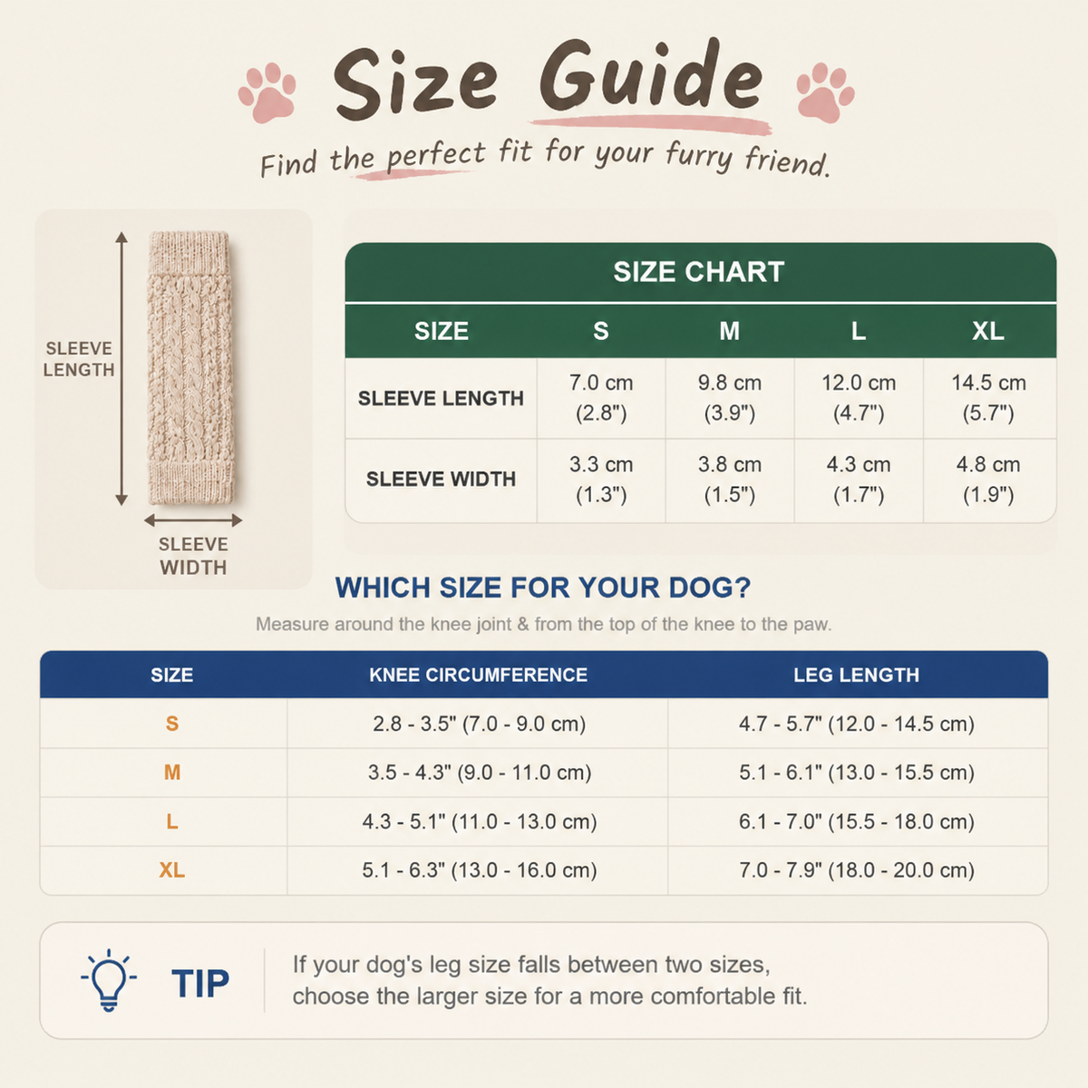 VellaPaw paw sleeves and leg warmers for dogs – protective pet paw sleeve