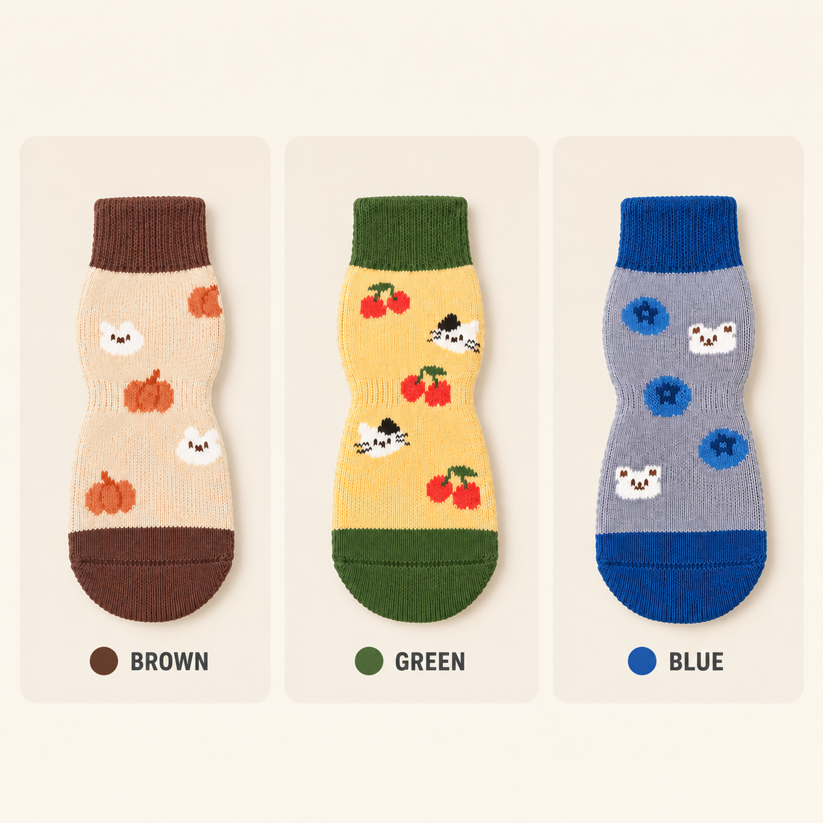 VellaPaw non-slip pet socks with adjustable strap – anti-slip dog socks