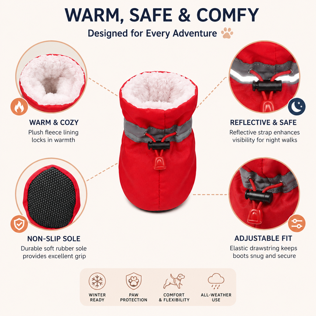 Cozy Paw Winter Boots（YS2626）