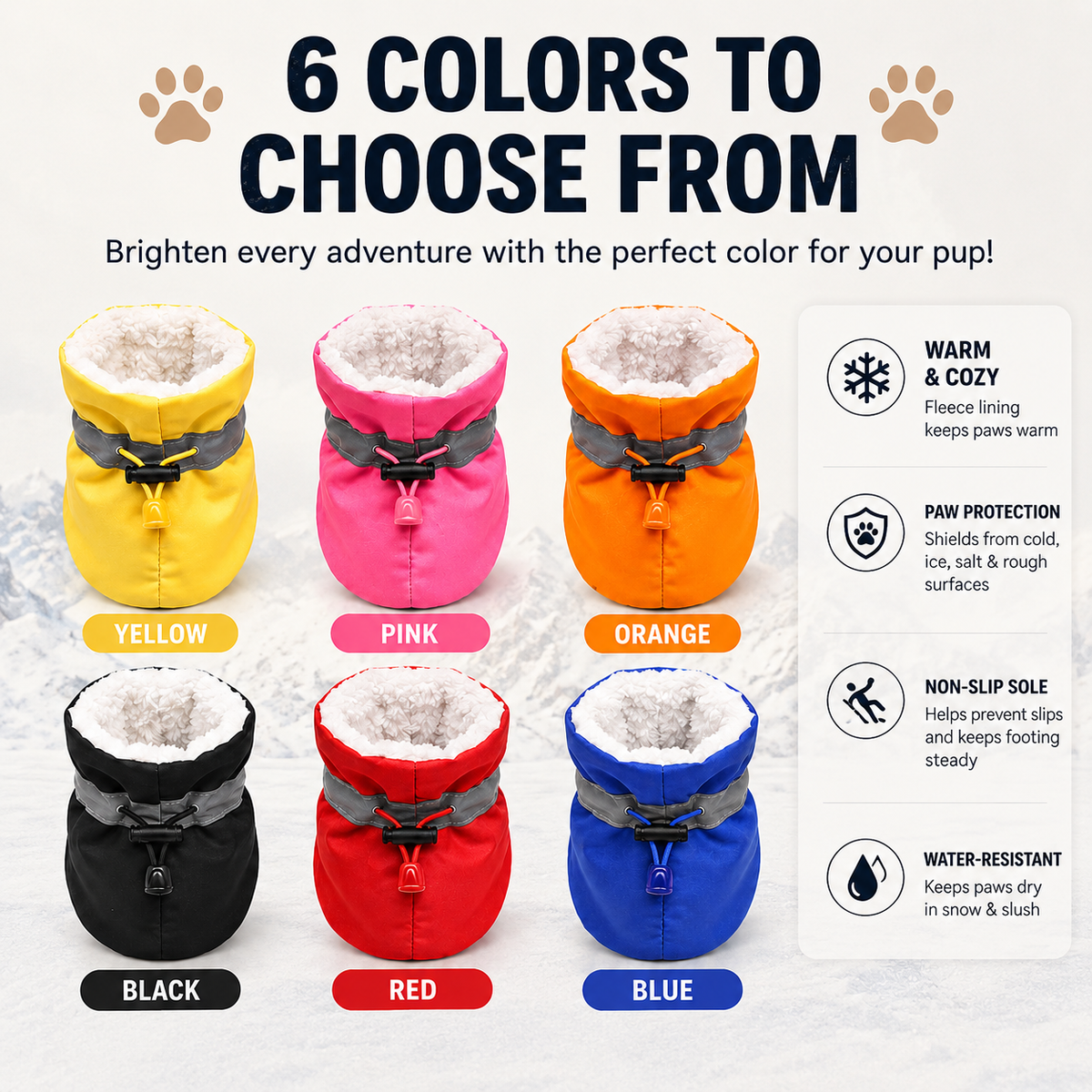Cozy Paw Winter Boots（YS2626）