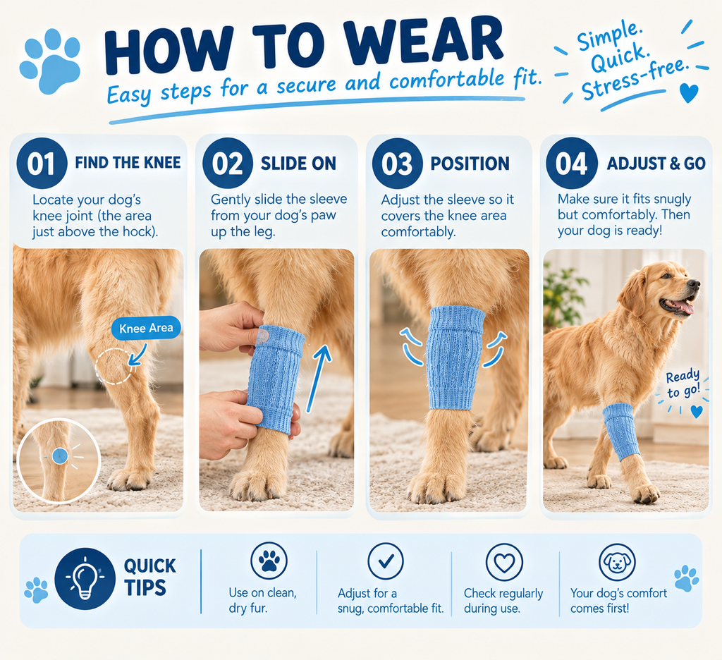 VellaPaw paw sleeves and leg warmers for dogs – protective pet paw sleeve